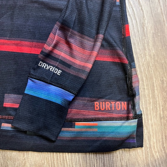 Burton Base Layer Midweight Crew - Coral Flynn Glitch XS - Picture 5 of 11